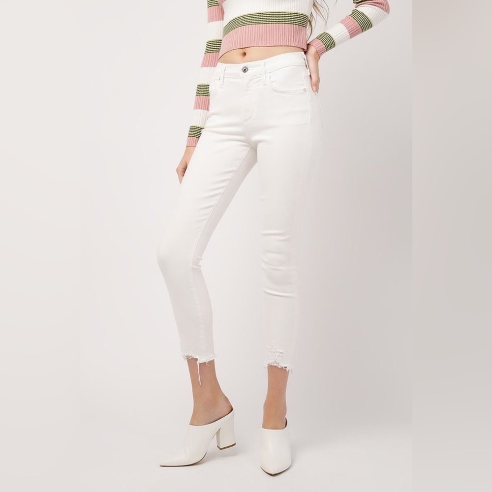 Agolde Sophie High Rise Skinny Crop